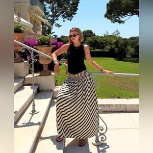 Tommy Hilfiger X Sofia Richie Grainge striped pull-on skirt